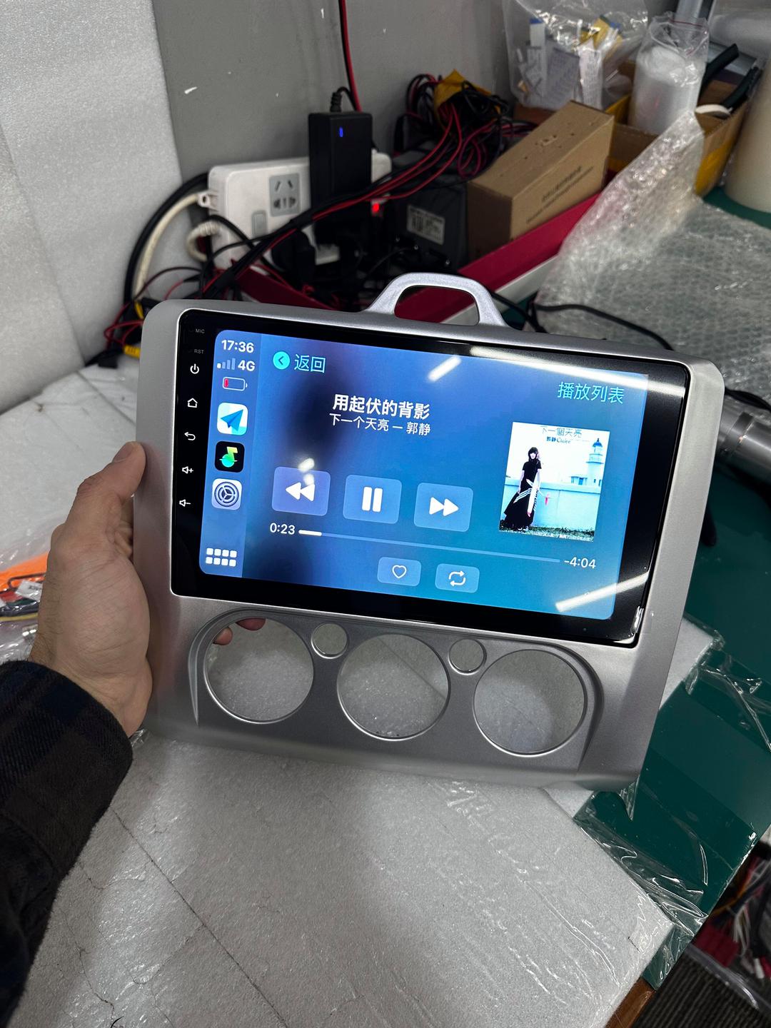 经典福克斯无线CarPlay一体车机实拍体验 专车专用，无线连接新境界